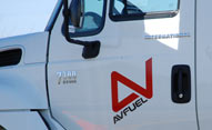photo of DFS fuel truck with AV fuel logo